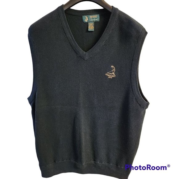 Izod Sweaters Mens Golf Vest Navy Sz Xl Izod Club Pinehurst